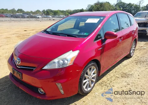 2012 Toyota Prius V Five из США, поврежденный, VIN JTDZN3EU7C3036776